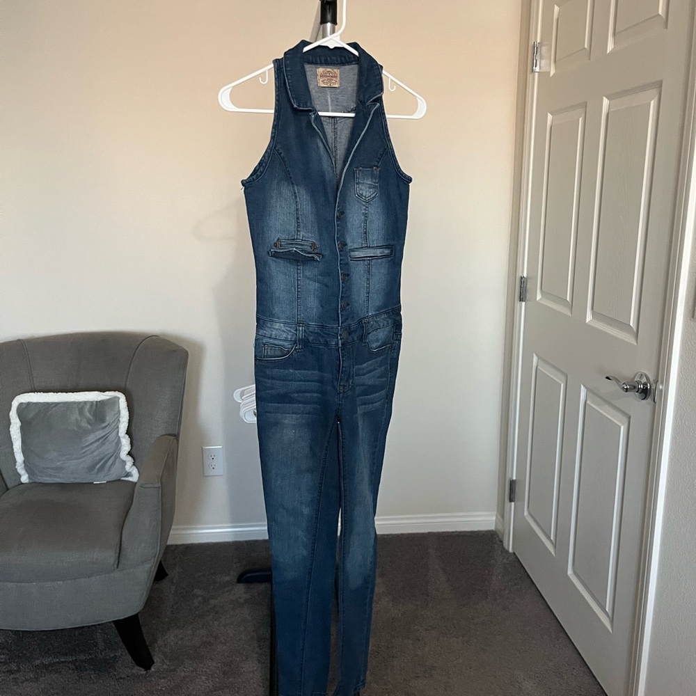 Junior Denim Jumpsuit size 0